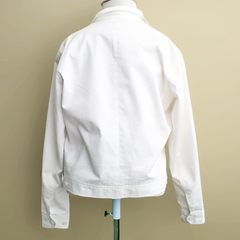 Jaqueta branca clássica - Amo Muito