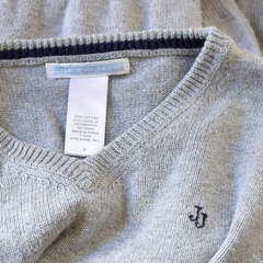 Suéter tricô cinza - loja online