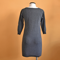vestido de tricô cinza | BOTSWANA na internet