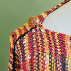 Poncho peruano colorido na internet
