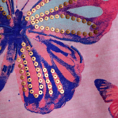 Blusa borboletas - Amo Muito