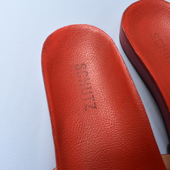 Sandália slide vermelha - comprar online