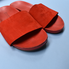 Sandália slide vermelha - loja online