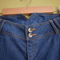 Calça jeans pantalona na internet