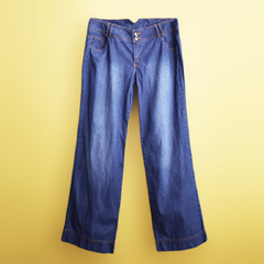 Calça jeans pantalona - comprar online