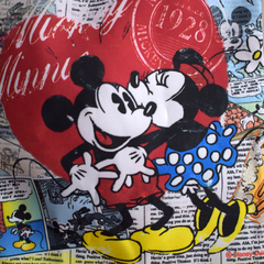 Bolsa-saco Mickey e Minnie na internet