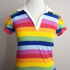 Lindo vestido arco-íris - comprar online