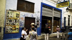 Placa bandeja La Bodeguita Cuba Havana