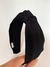 Tiara turbante Black em linho - comprar online