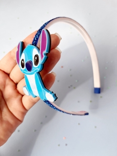 Tiara Stitch Infantil Acrílico - comprar online