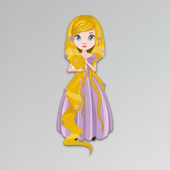 Placa Rapunzel 30x12 cm