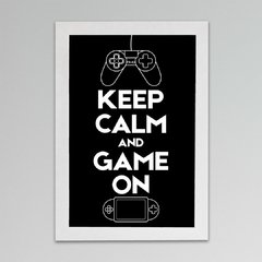 Placa Keep Calm Game - comprar online