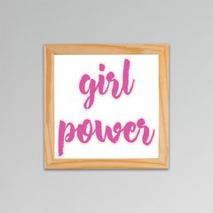 Placa Girl Power na internet