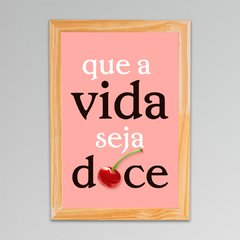 Placa Vida Doce - comprar online