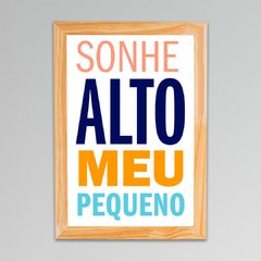 Placa Sonhe Meu Pequeno 2 - comprar online