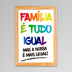 Placa Família - comprar online