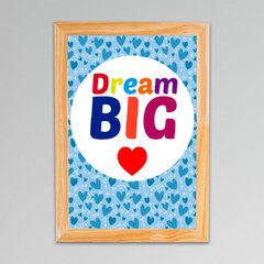 Placa Dream Big - comprar online