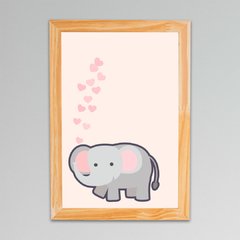 Placa Baby Elefante - comprar online