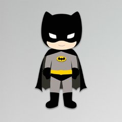 Placa Batman Baby 30x16 cm