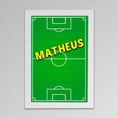 Placa Nome Futebol (PERSONALIZADO) - comprar online