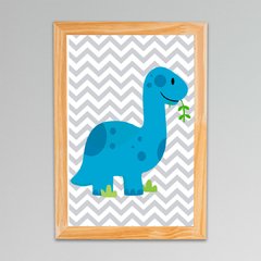 Placa Dino Azul - comprar online