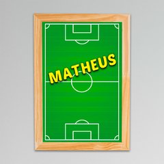 Placa Nome Futebol (PERSONALIZADO) na internet