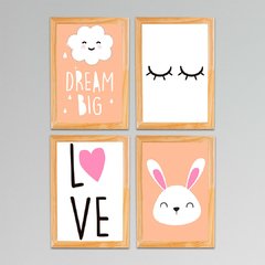 Kit 4 Placas Dream Big - comprar online