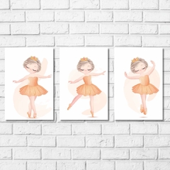 Kit 3 Placas Bailarina