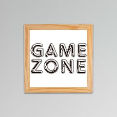 Placa Game Zone na internet