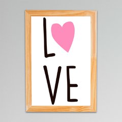 Placa Love - comprar online