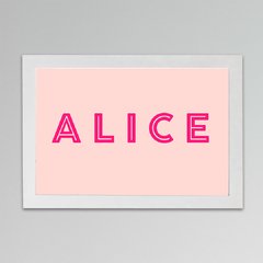 Placa Nome Menina (PERSONALIZADO) - comprar online