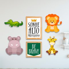 Kit 6 Placas Animais - comprar online