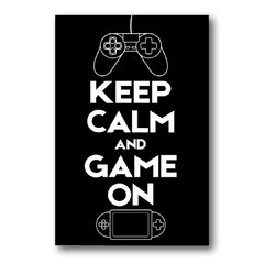 Placa Keep Calm Game