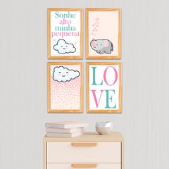 Kit 4 Placas Love - comprar online