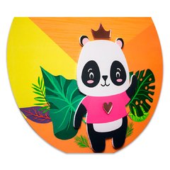 Placa Relevo Panda Nome Personalizado C/ Corda 30 cm na internet