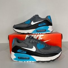 Air max azul e 2024 cinza