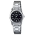 Relógio Casio Feminino Prata/Preto LTP-V001D-1BUDF