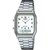 Relógio Casio Unissex Vintage Ana-Dige Prata Branco/Numero AQ-230A-7BMQ