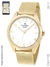 Relógio Champion Dourado Kit CN25172B