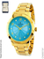 Relógio Champion Dourado kit CN26573Y
