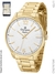 Relógio Champion Dourado kit CN27670W