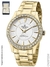Relógio Champion Dourado Kit CN28722W