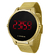 Relógio Lince Unisex Digital Led Dourado MDG4586L PXKX