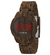 Relógio Lince Digital Led Madeira/Vermelho MDP4615P VXNX