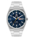 Relógio Orient Masculino Automático Prata Fundo Azul 469SS087F D1SX