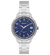 Relógio Orient Feminino Prata Fundo Azul FBSS1199 D2SX