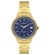 Relógio Orient Feminino Dourado Fundo Azul FGSS1251 D2KX