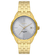 Relógio Orient Feminino Dourado Fundo Branco FGSS1252 S2KX