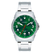Relógio Orient Masculino Prata Fundo Verde MBSS1154A E2SX