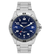 Relógio Orient Masculino Prata Fundo Azul MBSS1155A D2SX